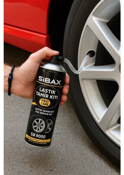 Lastik Tamir Kiti Sprey 400 ml – Patlak Lastik Şişirme ve Anında Onarım Spreyi SB9000 modelleri