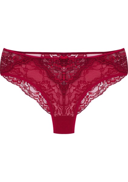 Kadın 3'lü Dantelli ve Tüllü Fantezi Külot (%96 Pamuk - %4 Elastan) fırsatları