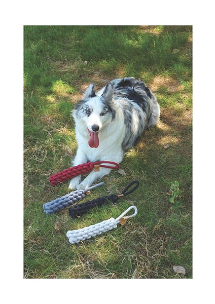 Örgü Köpek Oyuncağı Beyaz 34 cm fiyatları