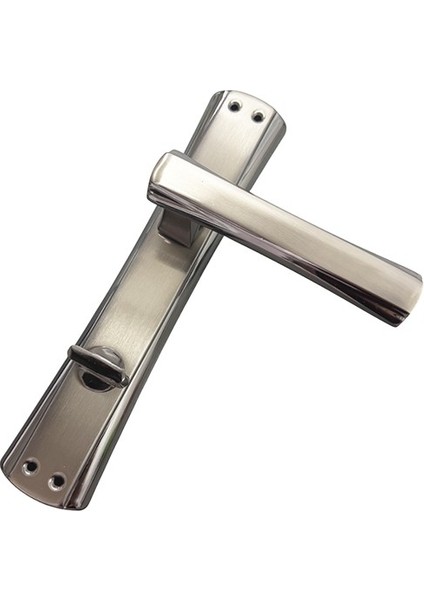 Venedik Açmalı Füme Saten Wc Kapı Kolu-Kolay Montaj, Iç Kapı Kolu, Modern Kapı Kolu (1 Takım) Sol modelleri