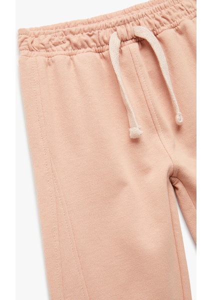 Şardonlu Beli Bağlamalı Pamuklu Basic Eşofman Altı modelleri