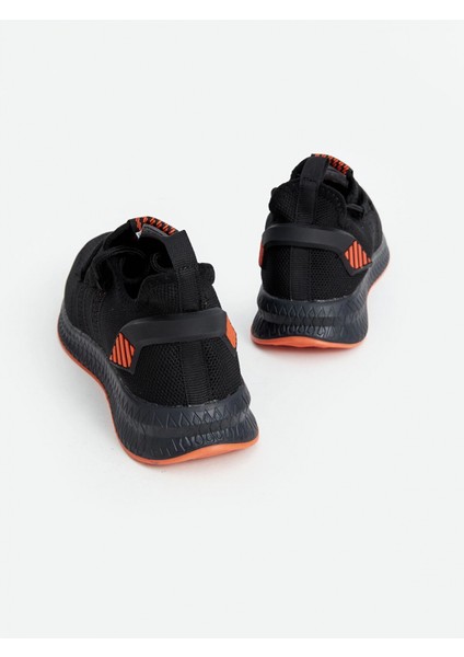 Lcw Steps Siyah Bağcıklı File Detaylı Erkek Spor Ayakkabı indirimleri