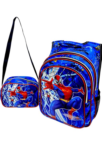 Örümcek Adamlı Işıklı Desenli Ilkokul Çantası 2'li Takım indirimleri