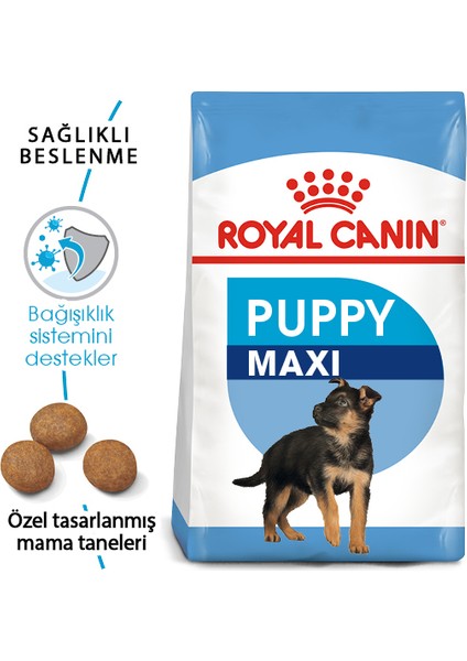 Maxi Puppy Büyük Irk Yavru Köpek Maması 15 Kg.