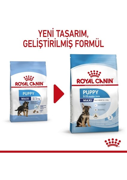 Maxi Puppy Büyük Irk Yavru Köpek Maması 15 Kg. indirimleri