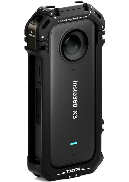 Tılta Full Camera Cage For INSTA360 X3 - Black TA-T41-FCC-B modelleri