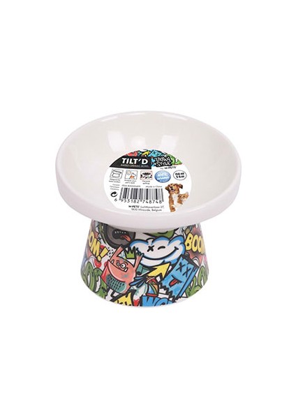 Urban Style Seramik Kedi Mama ve Su Kabı Color Mix 150 ml 10,5X10,6X8 cm fiyatları