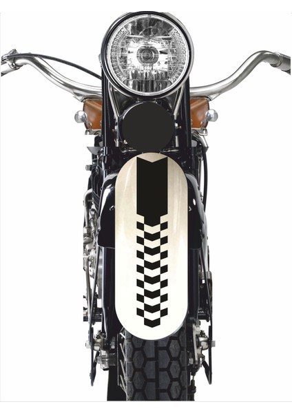 2 Adet 35 x 5 cm Motor Çamurluk Araç Şerit Sticker V6