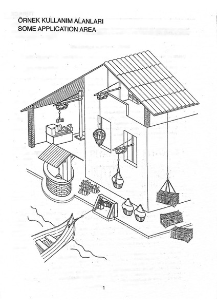 STR-201-PA1200 Elektrikli Vinç 600/1200 kg Bakır Sargı fiyatları