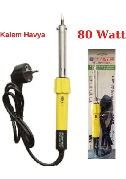 Bay-Tec MK0416 Profesyonel Kalem Havya Süper 80 Watt
