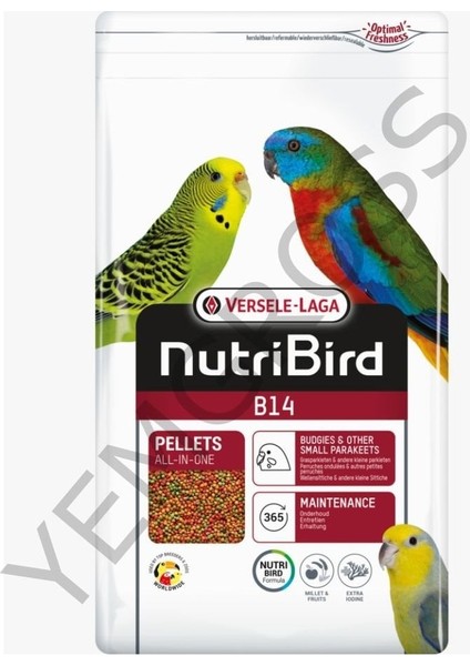 Nutribird B14 Muhabbet Pelet Yem 3 Kg modelleri