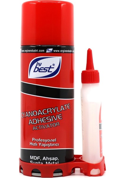 Hızlı Kuruyan İki Bileşenli MDF Yapıştırıcı 400+100 ml Ahşap Yüzeyler için
