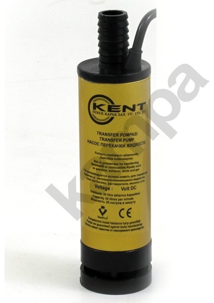 12 Volt Mazot Su, Süt Dalgıç Pompa, Kalem Dalgıç Pompa 42 Mm Dış Çap fiyatları