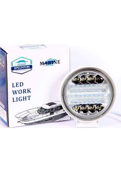 Marıne LED Sis ve Çalışma Lambası Dc 10-30V 27W Dairesel 50MM
