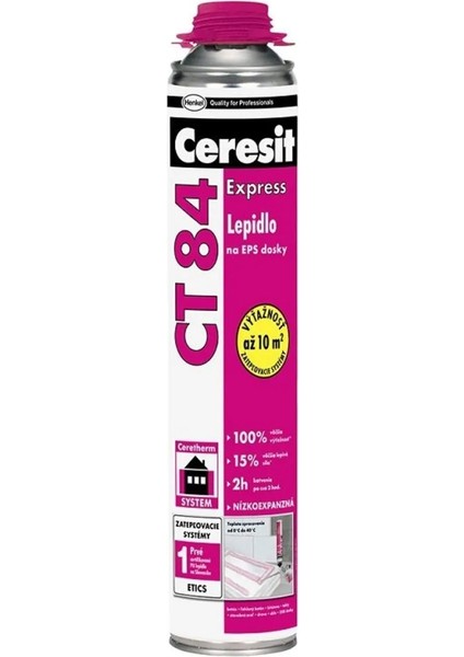 1157081 CT 84 Isı Yalıtım Levhası Yapıştırma Köpüğü 750 ml Aerosol Tüp