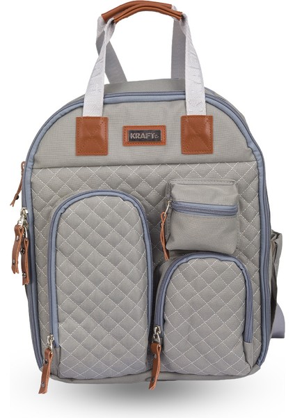 Lapis Anne Bebek Bakım Sırt Çantası Açık Gri