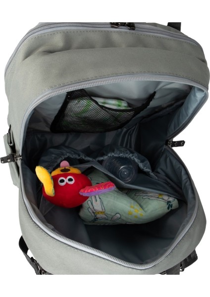 Lapis Anne Bebek Bakım Sırt Çantası Açık Gri