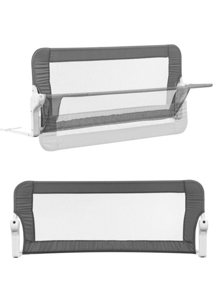 Yatak Bariyeri Gri-Beyaz Biye 120X50 cm