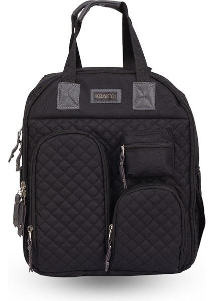 Lapis Anne Bebek Bakım Sırt Çantası Siyah