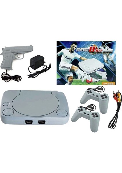 Leons Super 8 Bit Tv Game Yeni Version Marıo Oyunlu Retro Televizyon Atarisi Oyun Ct-8 Uyumlu