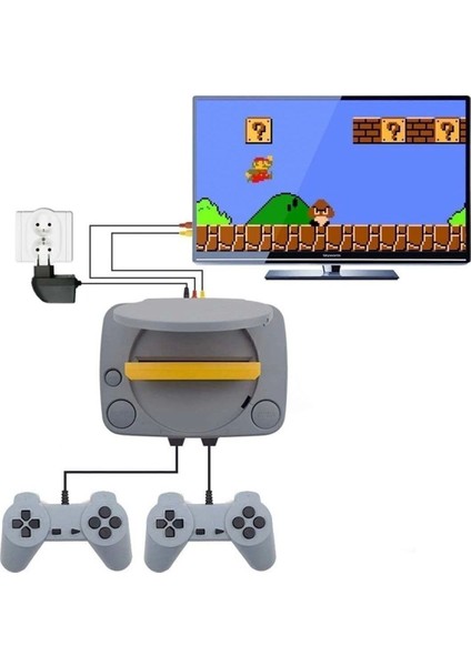 Leons Super 8 Bit Tv Game Yeni Version Marıo Oyunlu Retro Televizyon Atarisi Oyun Ct-8 Uyumlu