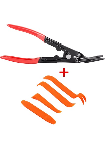 Araba Far Onarım Kurulum Aracı Trim Klip Kaldırma Pense Panel Fasya Dash Döşeme Sökücü El Sökme Aracı Renk: 4 Adet Far (Yurt Dışından)