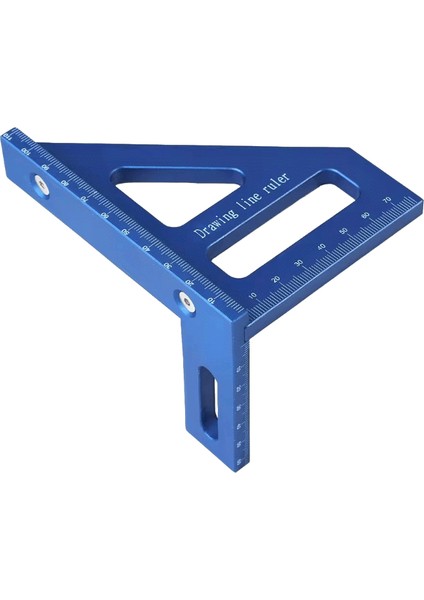 3D Çok Açılı Ölçüm Cetveli 45/90 Derece Plastik Marangozluk Kare Iletki Çizim Hattı Cetveli Gönye Üçgen Yerleşim Aracı Renk: Kırmızı / Parça Sayısı: 1 Adet (Yurt Dışından)