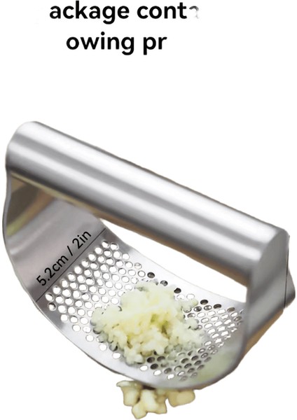 Manuel Paslanmaz Çelik Sarımsak Kıyma Makinesi, Meyve Sebzeler Için Sarımsak Kırıcı Pres, Mutfak Gıda Işlemci Aracırenk:siyah (Yurt Dışından)
