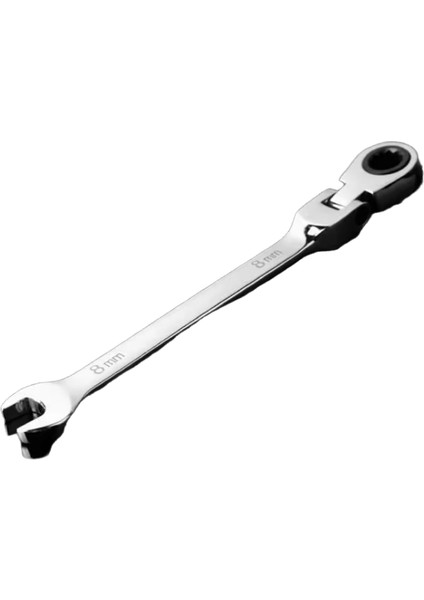 Esnek Kafa Anahtarı Seti Anahtar Cırcır Kasnak Aracı Cırcır Anahtarı Kombinasyon Anahtarı Cırcır Seti Renk:8mm (Yurt Dışından)