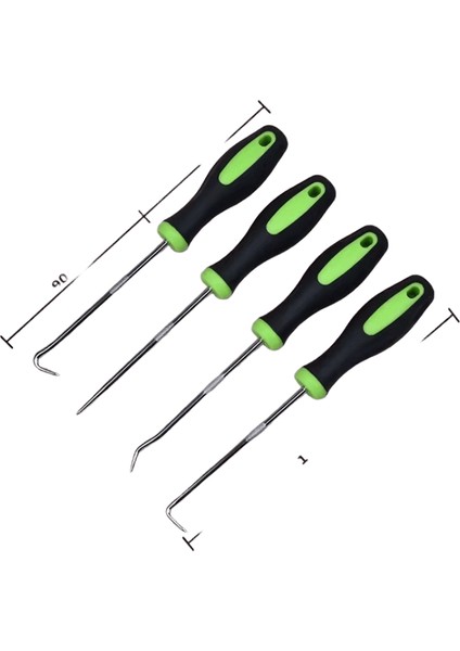 4 Adet Araba Oto Araç Yağ Keçesi Tornavidalar Set O Ring Kaldırma Aracı Conta Çektirme Uzun Sökücü Aracı Set Oto Araba Pick ve Kanca Renk:c (Yurt Dışından)