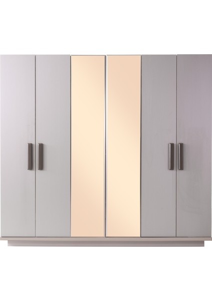 Minnesota 6 Kapaklı Gardırop %100 Mdf