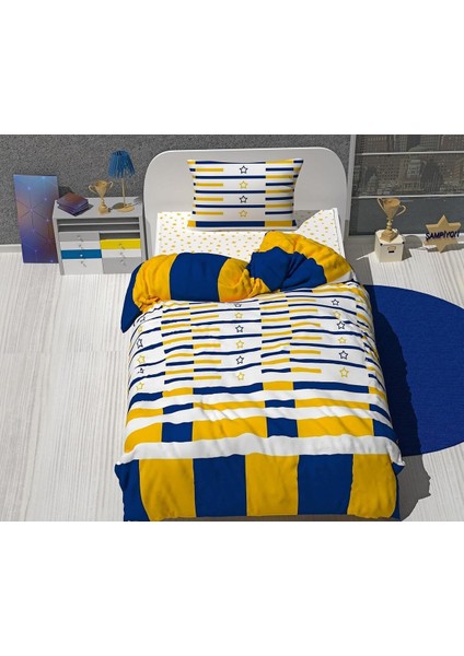 Tek Kişilik Nevresim Takımı – 160X220 cm Nevresim, 160X240 cm Çarşaf, 1 Adet Yastık Kılıfı