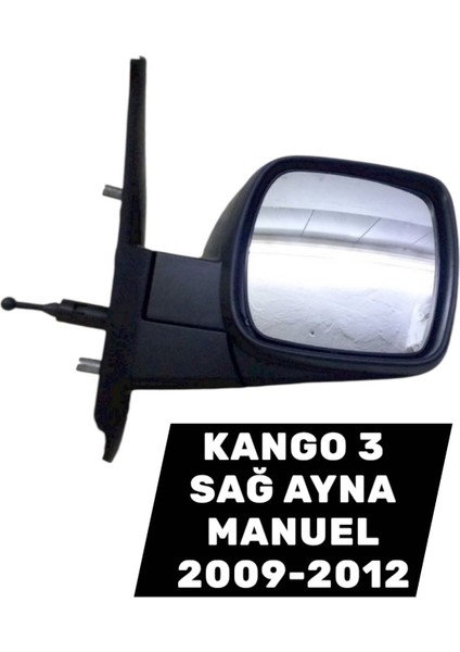 Kango 3 2009-2013 Sağ Ayna Manuel 8200495704