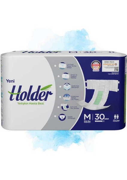 Medium Yetişkin Hasta Bezi - 30 Adet