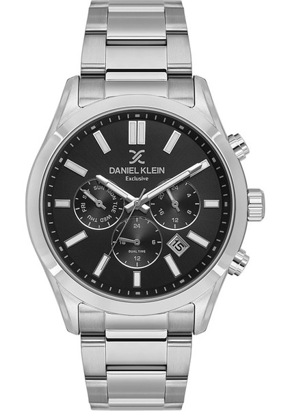 DK.1.14213-2 Exclusive Fonksiyonlar Aktif 3 Atm Suya Dayanıklı Metalik Renk Erkek Kol Saati