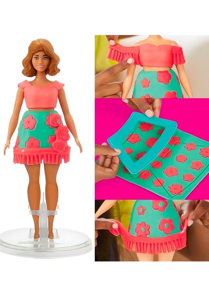 Play Doh Barbie Çiçekli ve Püsküllü Oyun Hamuru Seti G1360 modelleri