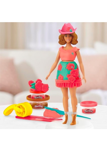 Play Doh Barbie Çiçekli ve Püsküllü Oyun Hamuru Seti G1360 fırsatları