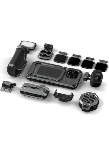 Tılta Khronos iPhone 15 Prox Max Ult. Kit - Space Grey TK-IP15-PMD-SG modelleri