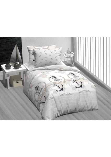 Tek Kişilik Nevresim Takımı – 160X220 cm Nevresim, 160X240 cm Çarşaf, 1 Adet Yastık Kılıfı