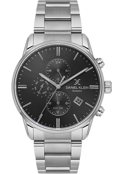 DKE.1.10902-2 Exclusive Fonksiyonlar Aktif 3 Atm Suya Dayanıklı Metalik Renk Erkek Kol Saati