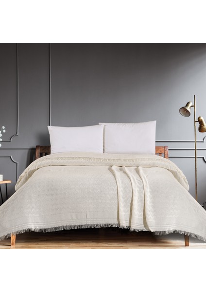 Home Zuma Çift Kişilik Pike 200X220 Cm-Krem