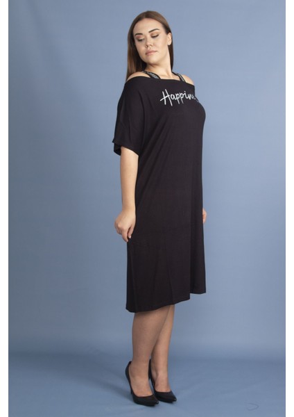 Kadın Haki Sim Detaylı Ön Baskılı Viskon Elbise 65N27473 fiyatları