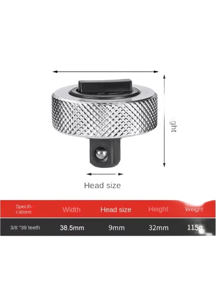 Yeni Alüminyum Alaşımlı Cırcır Soket Anahtarı 1/4 3/8 1/2 Inç Mini Soket Anahtarı Kolu Taşınabilir Çelik El Aletleri Ev Renk: Siyah (Yurt Dışından)