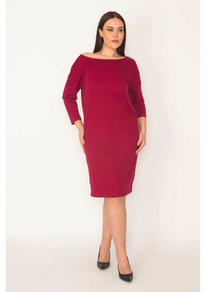 Kadın Fujya Sırtı V Kapri Kollu Elbise fiyatları