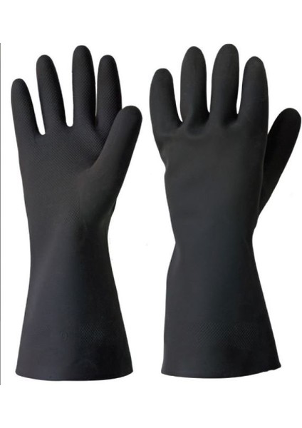 Flb2812 Kimyasal Eldiven Siyah 32Cm No:8