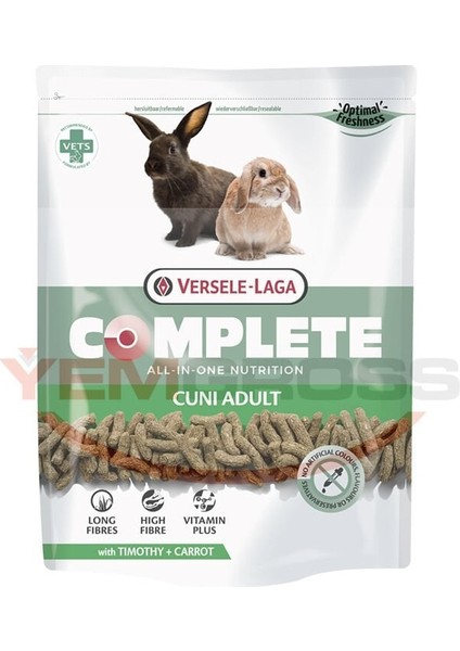 Complete Cuni Adult Yetişkin Tavşan Pelet Yem 500 gr fiyatları