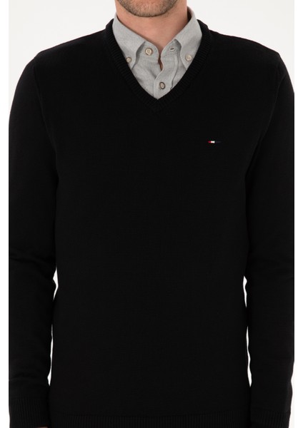 Erkek Siyah Kazak /triko 50313668-VR046