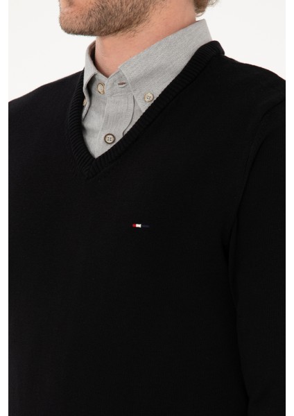 Erkek Siyah Kazak /triko 50313668-VR046