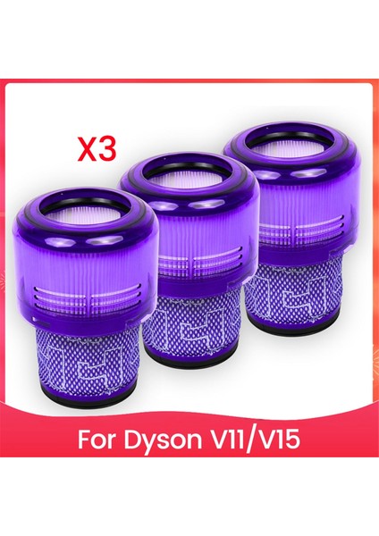 Dyson V11/V15 Elektrikli Süpürge Için Hepa Filtre Yıkanabilir Filtre Yedek Parçaları (Yurt Dışından)