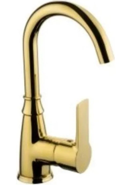 Alamera Pro Kuğu Banyo Lavabo Bataryası Altın - Su Tasarruflu, Modern Tasarım, Uzun Ömürlü Kullanım fiyatları